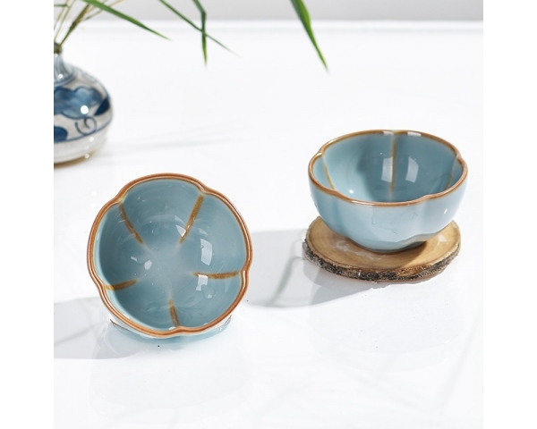 Brewista Golden Net Ice Break Celadon Porcelain cup